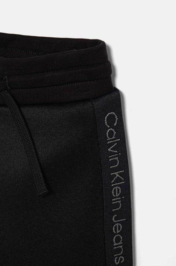 Calvin Klein Jeans komplet dresowy dziecięcy czarny IN0IN00164.9BYH
