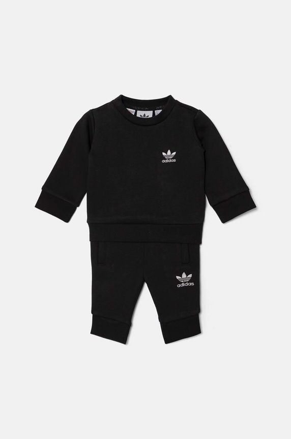 adidas Originals dres dziecięcy TREFOIL CS dzianina czarny IW1009