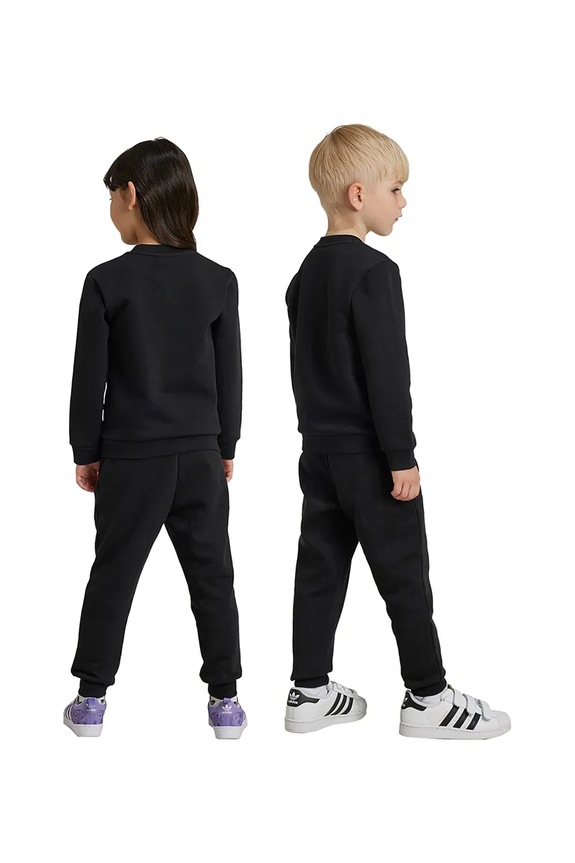 Dječja trenirka adidas Originals CREW SET crna IW1021