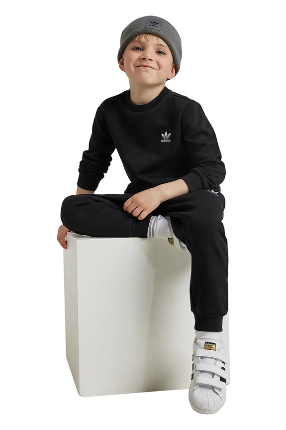 Dječja trenirka adidas Originals CREW SET IW1021 crna
