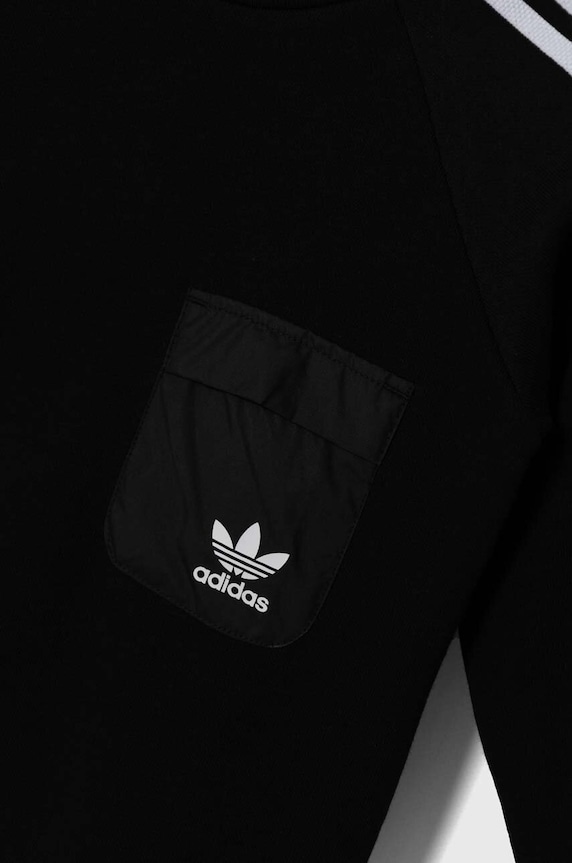 Dětská tepláková souprava adidas Originals CREW SET černá IX7517