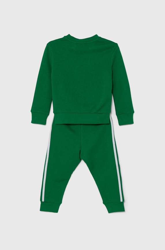 Dječja trenirka adidas Originals TREFOIL CREW SE IY4783 zelena AW24