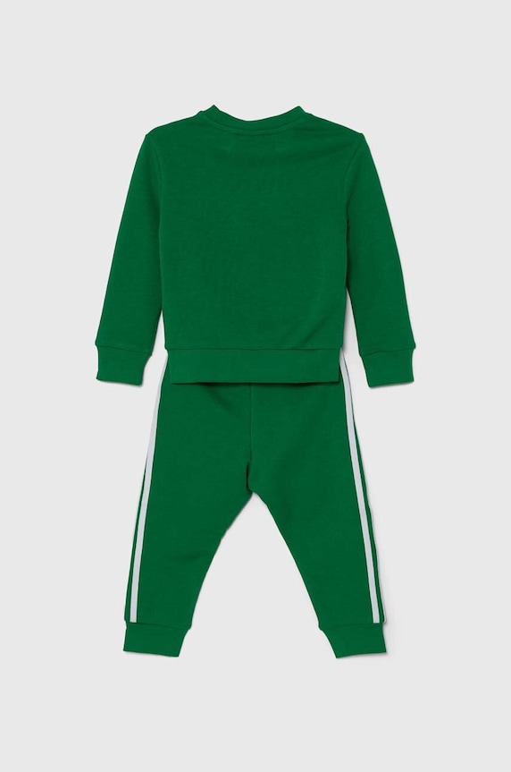 Dječja trenirka adidas Originals TREFOIL CREW SE IY4783 zelena AW24