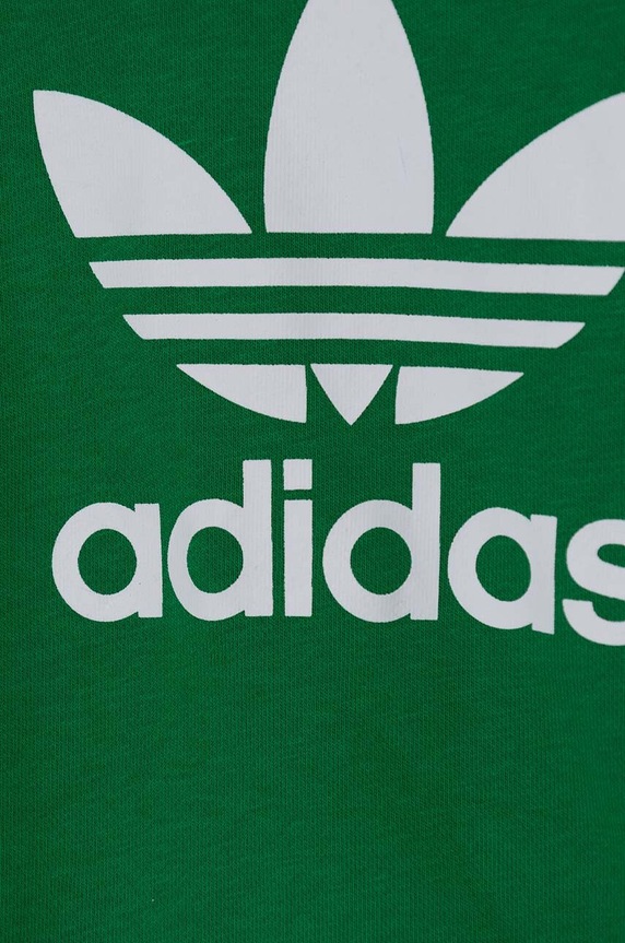 Dječaci Dječja trenirka adidas Originals TREFOIL CREW SE IY4783 zelena