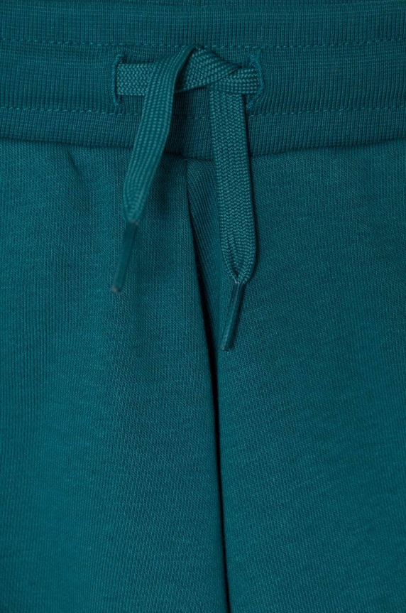 adidas Originals komplet dziecięcy SHORT TEE SET turkusowy JE1610