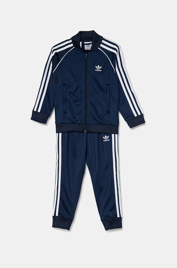 Παιδική φόρμα adidas Originals SST TRACKSUIT απλικέ σκούρο μπλε IY4796