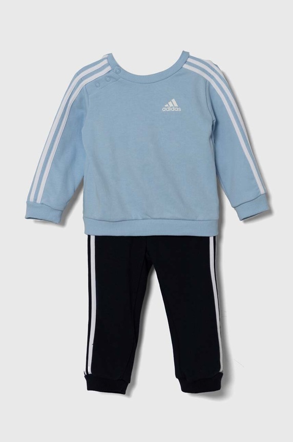 Βρεφική φόρμα adidas I 3SOG πλεκτό ύφασμα μπλε IZ4987