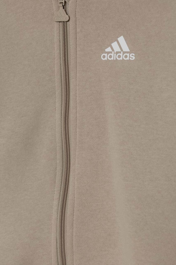 adidas dres dziecięcy I 3S FZ FLOG beżowy IZ4992