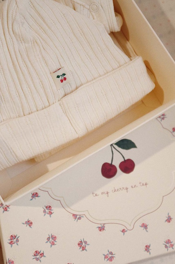 Konges Sløjd komplet niemowlęcy NIA MATERNITY PACKAGE GOTS KS101629 biały