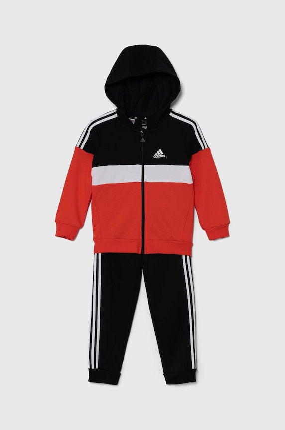 adidas gyerek melegítő I 3S TIB FL TS mintás piros IW3491