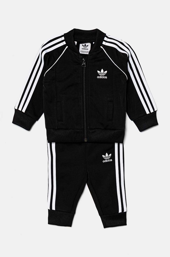 adidas Originals dres niemowlęcy SST TRACKSUIT dzianina czarny IX7622