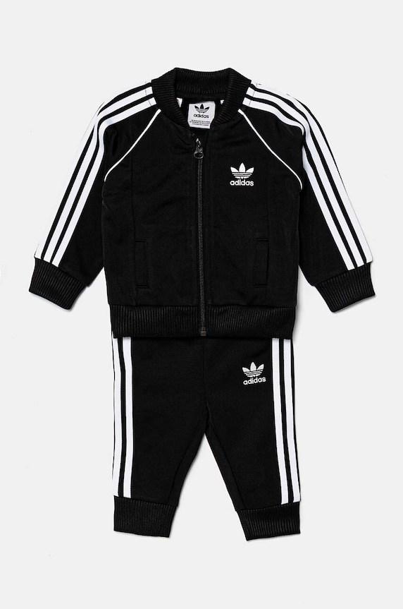 adidas Originals dres niemowlęcy SST TRACKSUIT dzianina czarny IX7622