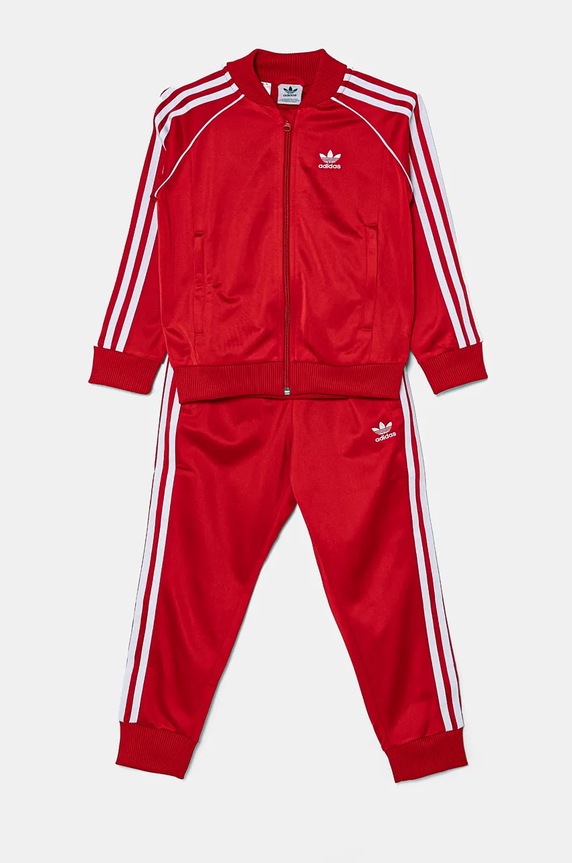 Dječja trenirka adidas Originals SST TRACKSUIT IX7625 crvena AW24