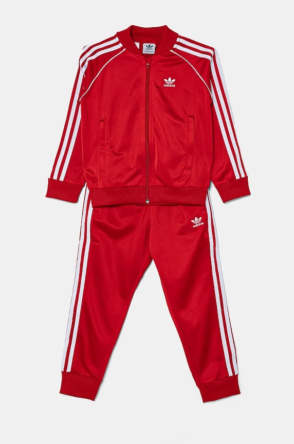 Dječja trenirka adidas Originals SST TRACKSUIT IX7625 crvena AW24