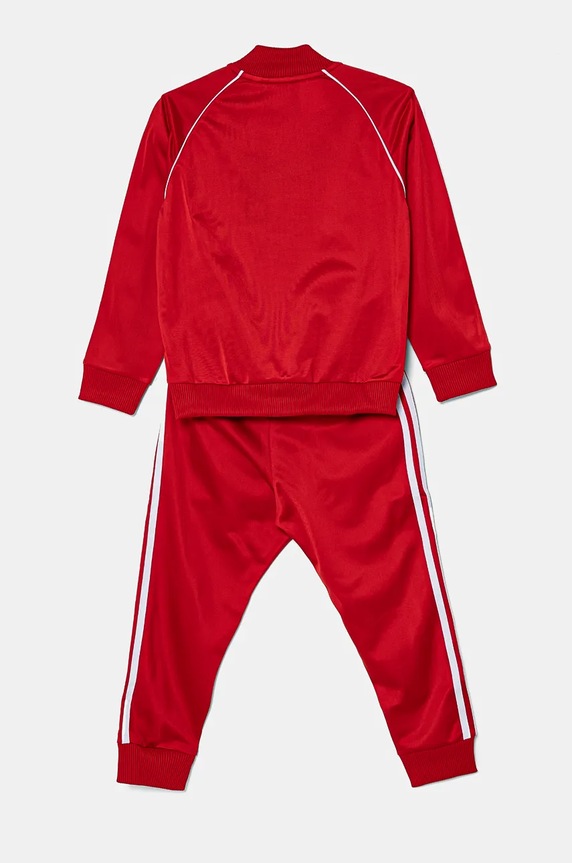 Dječaci Dječja trenirka adidas Originals SST TRACKSUIT IX7625 crvena