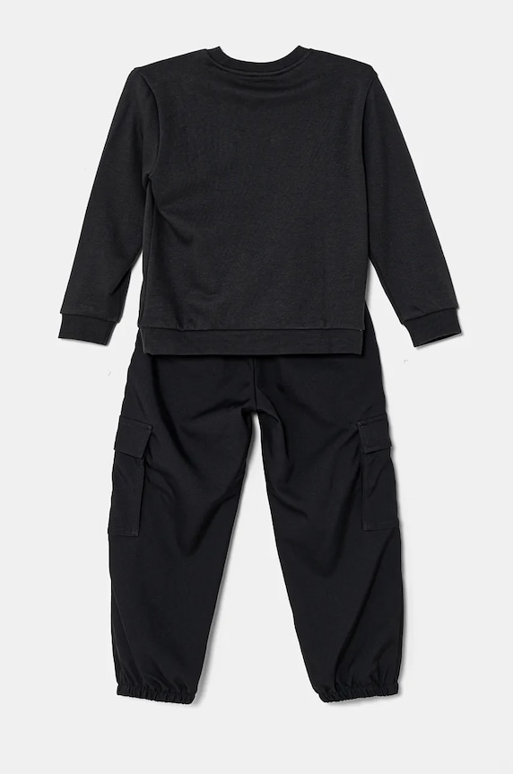 Dječja trenirka adidas Originals CREW SET IY1754 crna AW24