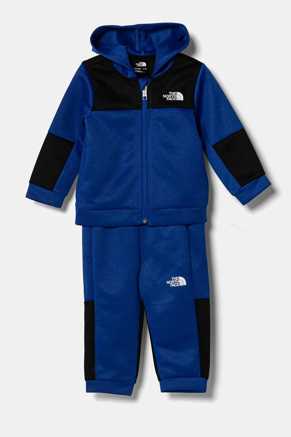 Βρεφική φόρμα The North Face BABEASFZ SET πλεκτό ύφασμα μπλε NF0A877HCZ61