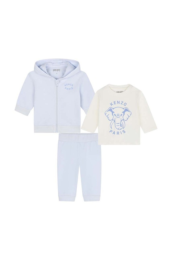 Kenzo Kids komplet niemowlęcy z elastanem niebieski K60460.54.81