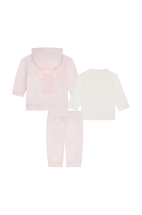 Σετ μωρού Kenzo Kids K60460.54.81 μπεζ AW24