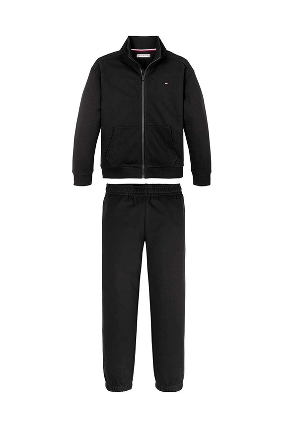 Παιδική φόρμα Tommy Hilfiger KS0KS00580.9BYH.98.122 μαύρο AW24