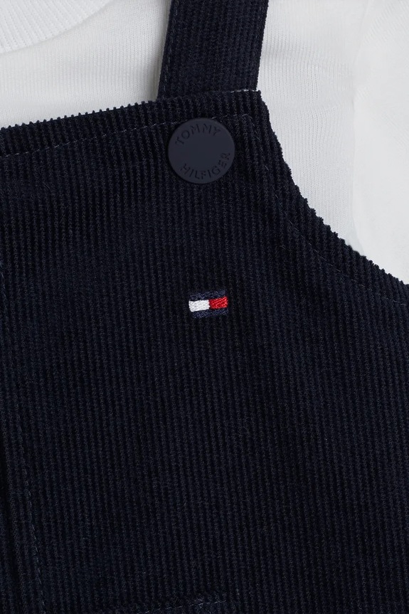 Момче Бебешки памучен комплект Tommy Hilfiger KN0KN01920.9BYH черен