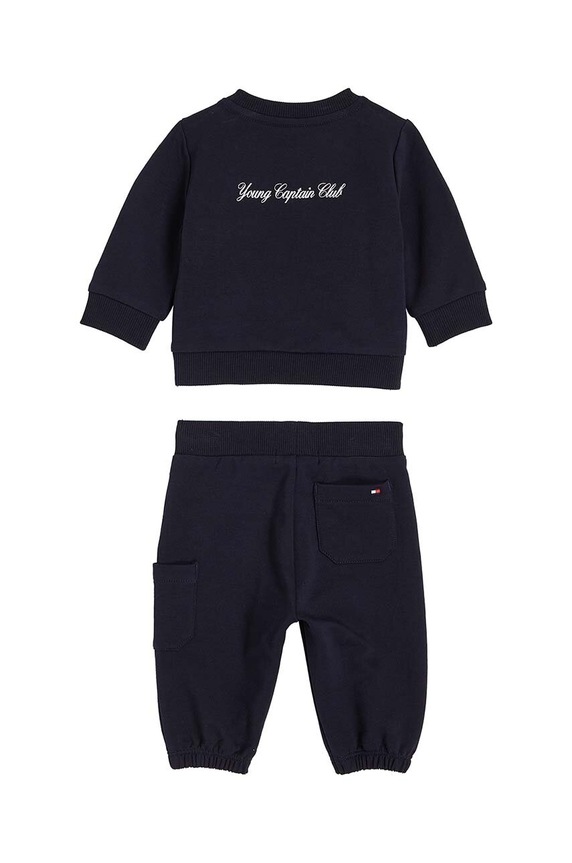 Tommy Hilfiger dres niemowlęcy KN0KN01923.9BYH czarny AW24