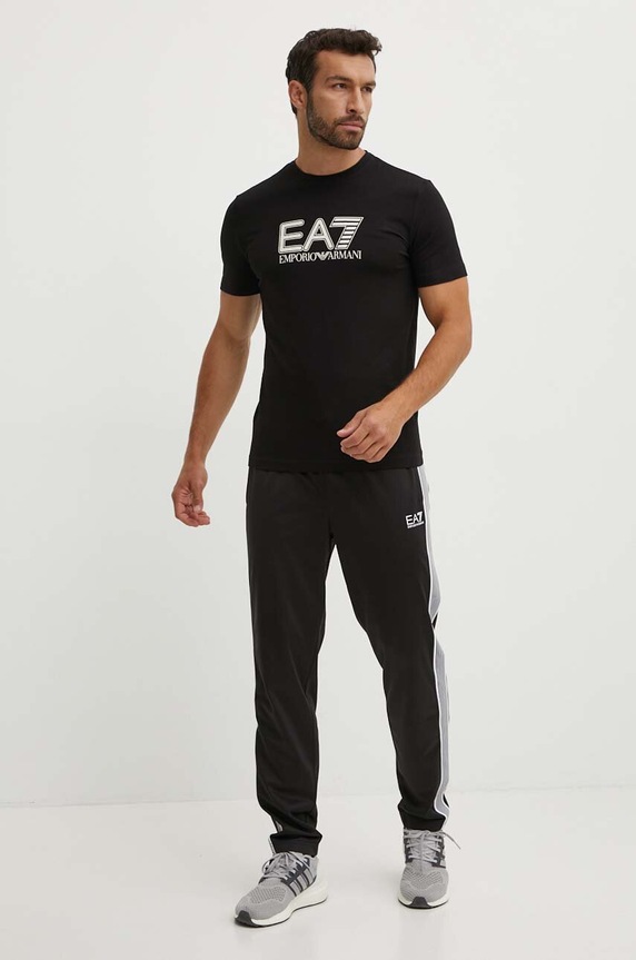 EA7 Emporio Armani tuta da ginnastica nero PJ08Z.6DPV58.1200