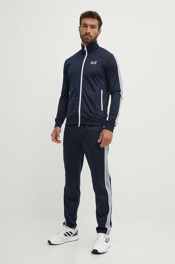Tepláková súprava EA7 Emporio Armani pletenina tmavomodrá PJ08Z.6DPV58.1562