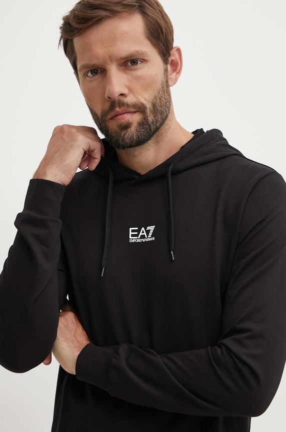 Bavlnená tepláková súprava EA7 Emporio Armani PJVRZ.8NPV64.1200 čierna