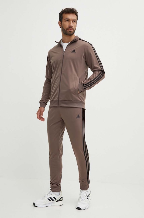 Спортивний костюм adidas Essentials трикотаж коричневий JD9862