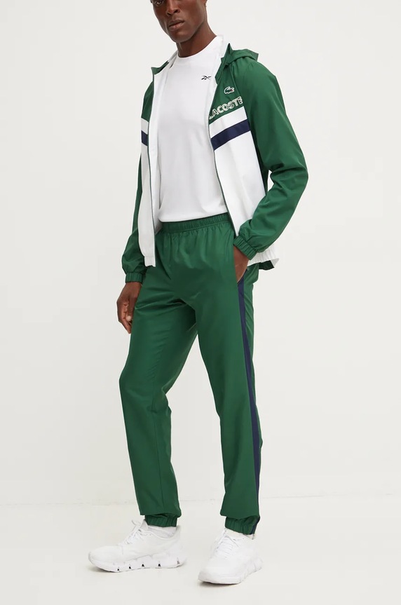 Lacoste tuta da ginnastica verde WH4241
