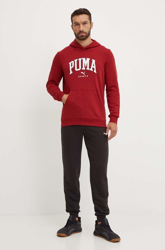 Puma dres dzianina czerwony 681901