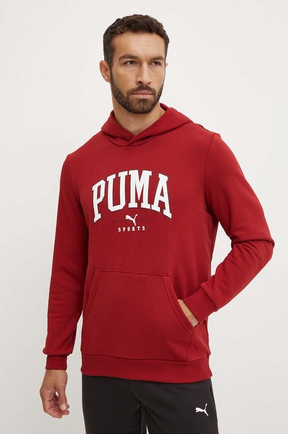 Odzież Puma dres 681901 czerwony