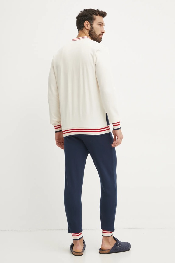 Бавовняний спортивний костюм Fila FPW1201 бежевий AW25