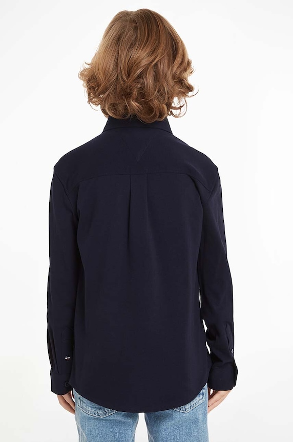 Tommy Hilfiger koszula bawełniana dziecięca KB0KB09077.9BYH.128.176