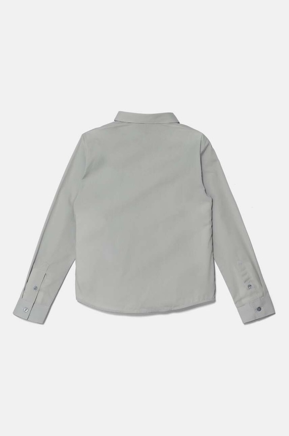 Detská bavlnená košeľa Emporio Armani 6D4CJB.4N8QZ modrá AW24