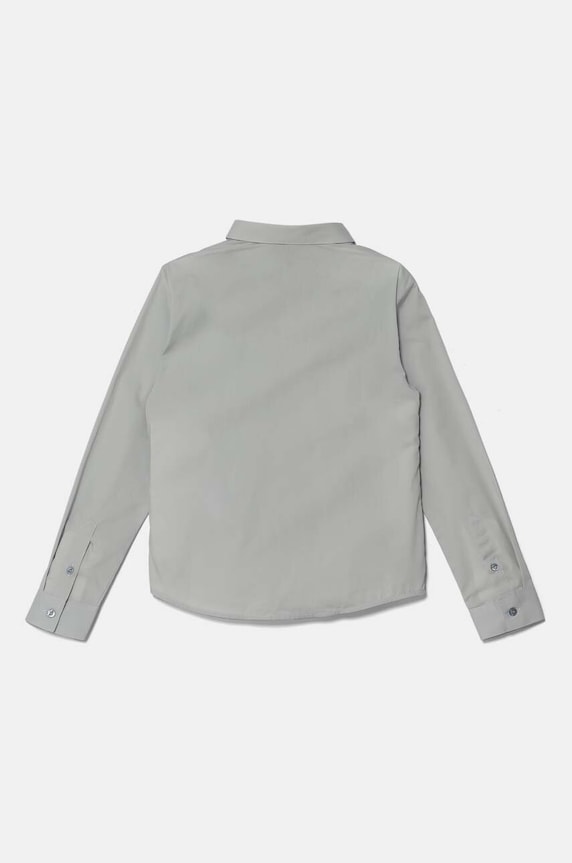 Detská bavlnená košeľa Emporio Armani 6D4CJB.4N8QZ modrá AW24
