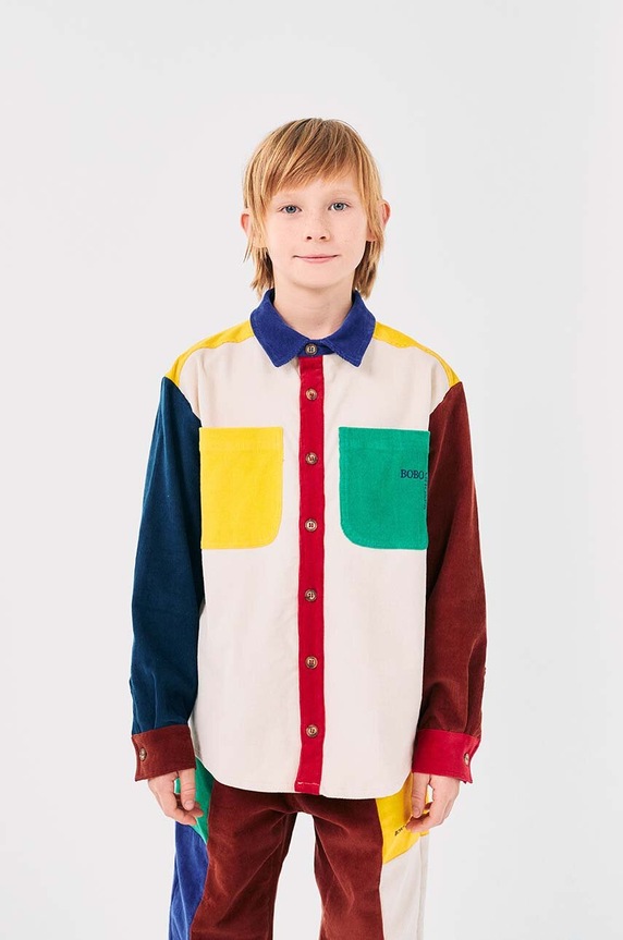 Bobo Choses koszula dziecięca wzorzyste multicolor 224AC031