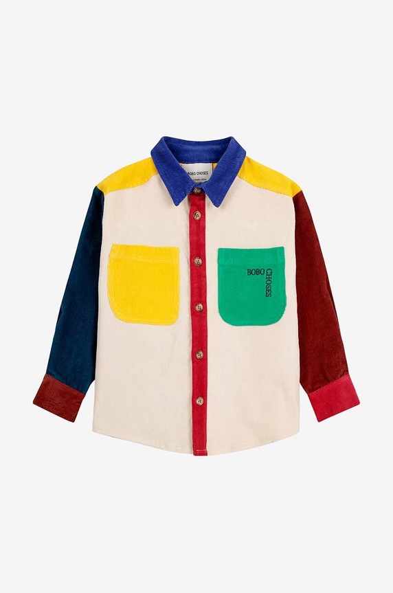 Bobo Choses koszula dziecięca 224AC031 multicolor AW24