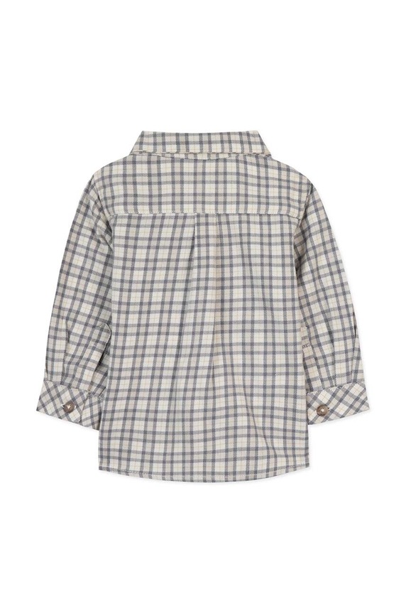 Tartine et Chocolat camicia di cotone per neonato TZ12051.67.74 blu AW24