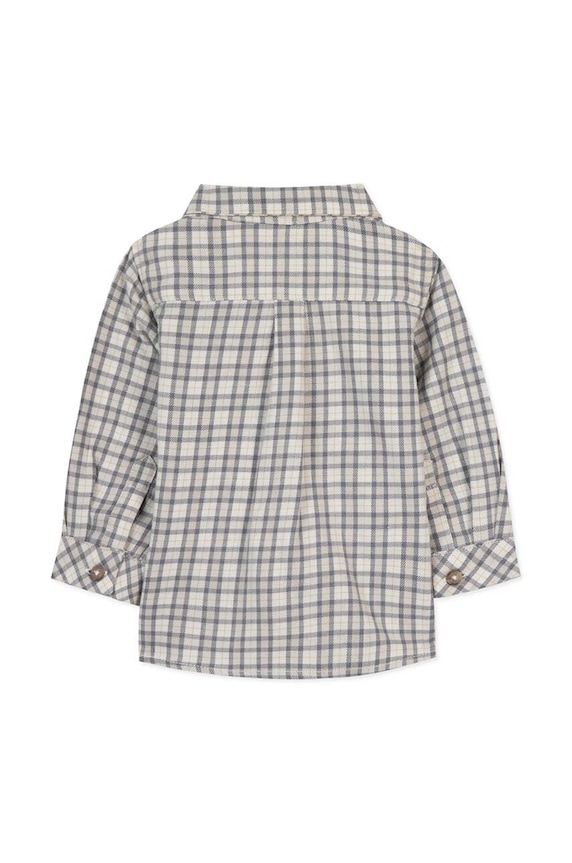 Tartine et Chocolat camasa de bumbac pentru copii TZ12051.80.94 albastru AW24