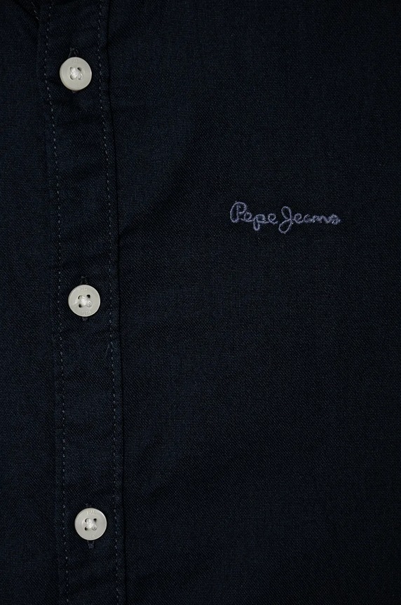 Chłopiec Pepe Jeans koszula bawełniana dziecięca NACE PB302646 granatowy