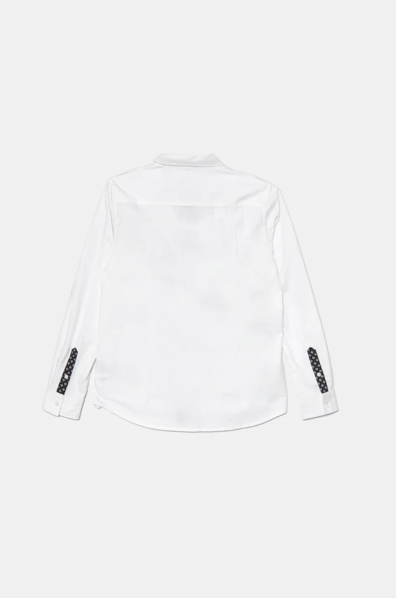 Guess koszula bawełniana dziecięca L4BH02.W9CL0.9BYH biały AW25