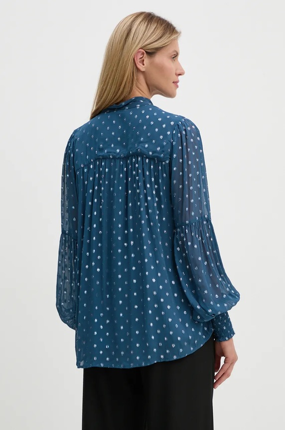 Odzież Bruuns Bazaar koszula DietesBBLillys shirt BBW4042 niebieski