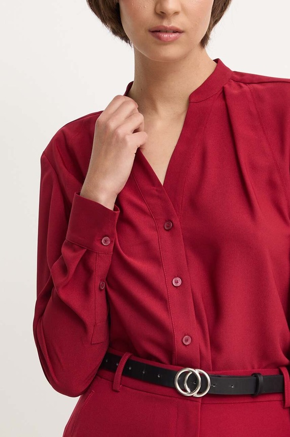 Calvin Klein koszula K20K207167 bordowy