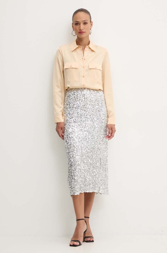 Košeľa Patrizia Pepe 8C0715.A051 béžová AW24