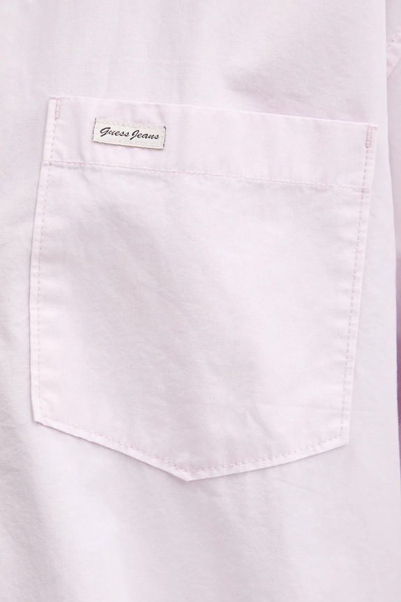 Guess Jeans camasa din bumbac W4YH22.WGCF1 roz