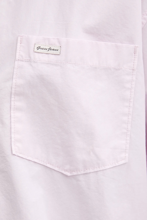 Guess Jeans camasa din bumbac W4YH22.WGCF1 roz