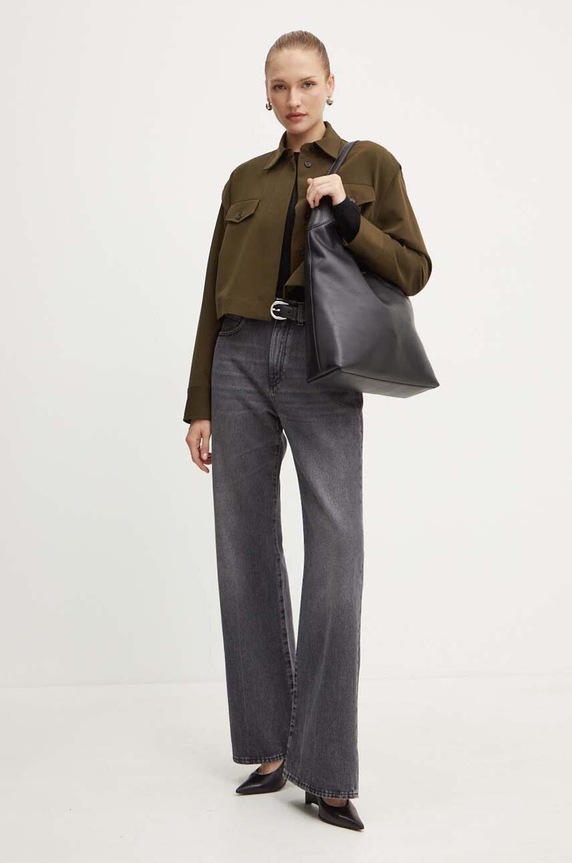 Pinko camicia 104197.A18E verde AW24