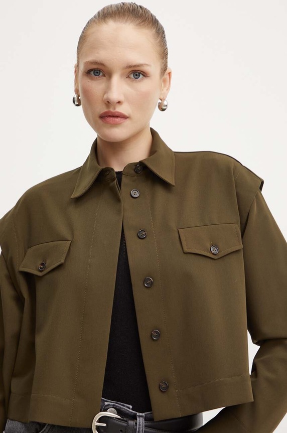 Pinko camicia verde 104197.A18E